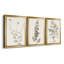 Neutral Botanical Study IV - Ensemble de 3 impressions sur toile encadrées-1770476222-1770476208