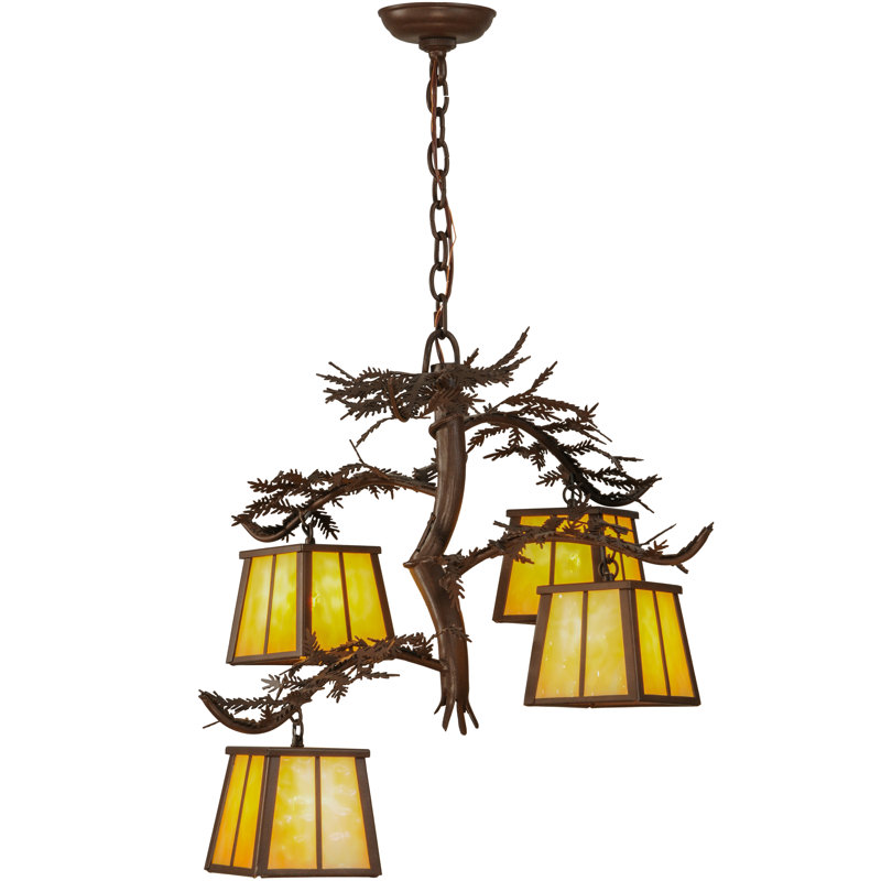 Rustic Lodge 4 - Light Chandelier