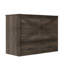 Lit double escamotable pleine grandeur avec station de charge, lit plateforme pliable avec grand tiroir de rangement pour chambre d'amis, petite chambre, gris rustique