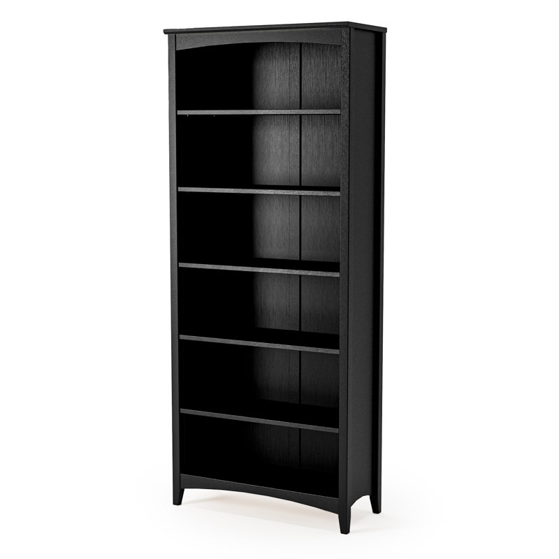 Bibliothèque Colton, (6 tablettes) H 72 po x l 30 po x P 13 po, Noir