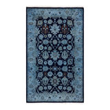 Fine Vibrance One-of-a-Kind 3' 2" X 5' 3" Hand Knotted Area Rug