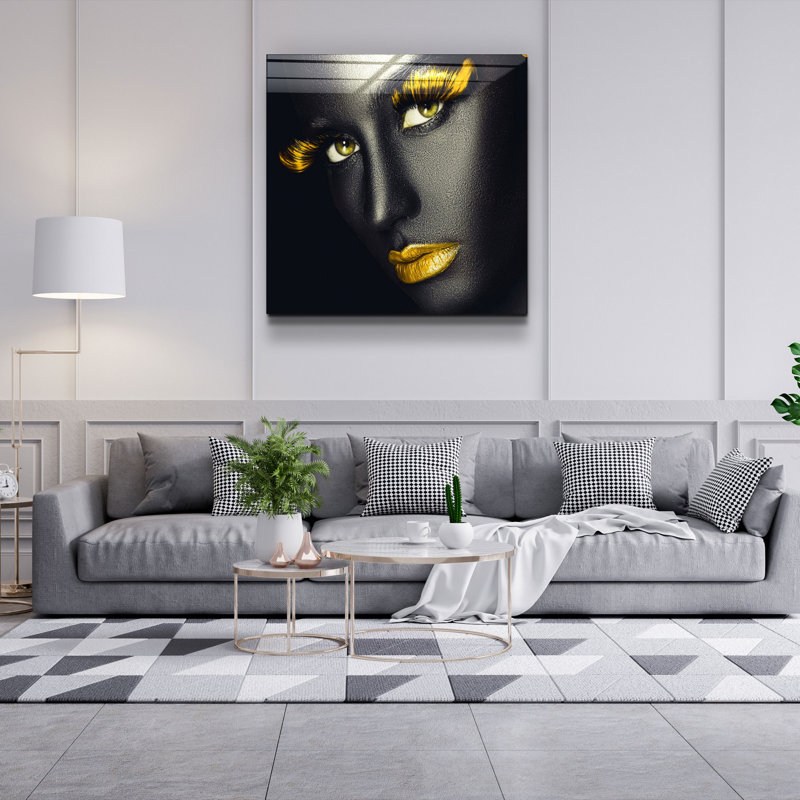 Superbe peinture décorative en verre trempé de 19,7 po x 19,7 po | 100% verre trempé, épaisseur: 0,16 pouce | Impression UV pour des couleurs éclatantes | Parfait pour la décoration intérieure, le salon ou le bureau