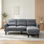 3 Seater Cotton Blend Sectional-978900218