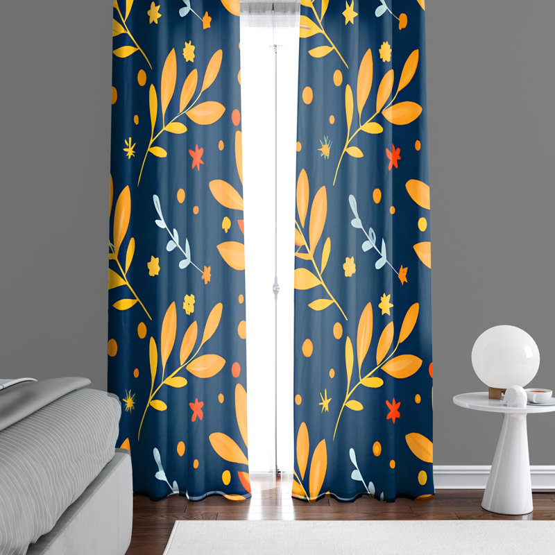 Paire de rideaux semi-transparents Delilha, L 56 po x L 78 po