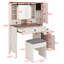 Meuble-lavabo avec miroir coulissant et lumières-663718520