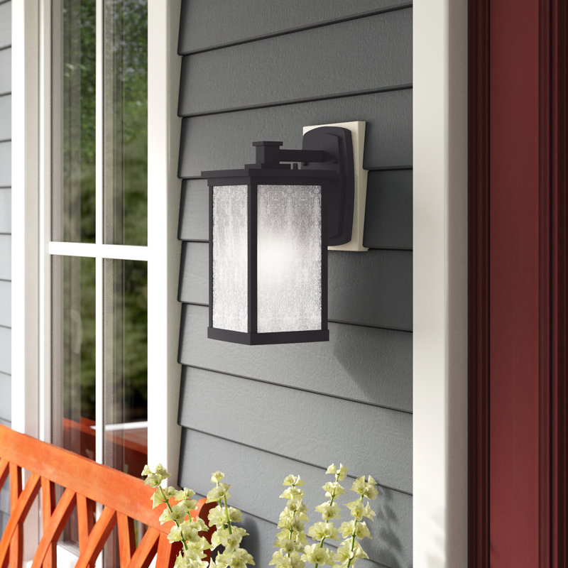 Ina Aluminum Wall Light, Bronze, 16" H x 8" W x 9.5" D