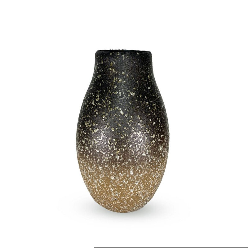 Keola Oblong Speckled Ceramic Table Vase