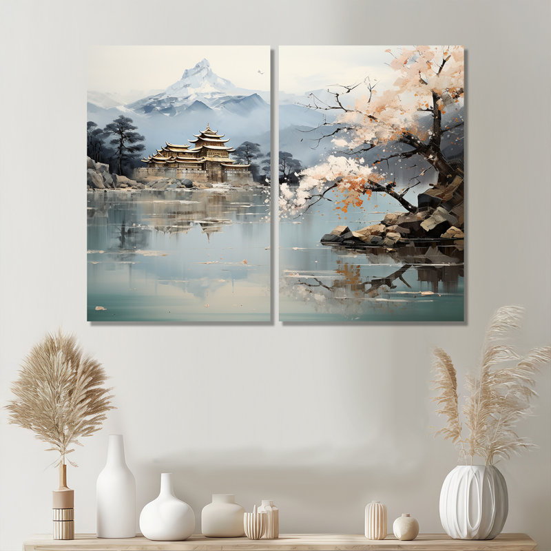 Guenther - art mural blanc, Toile tendue, Ne s’applique pas, H 36 po x l 48 po