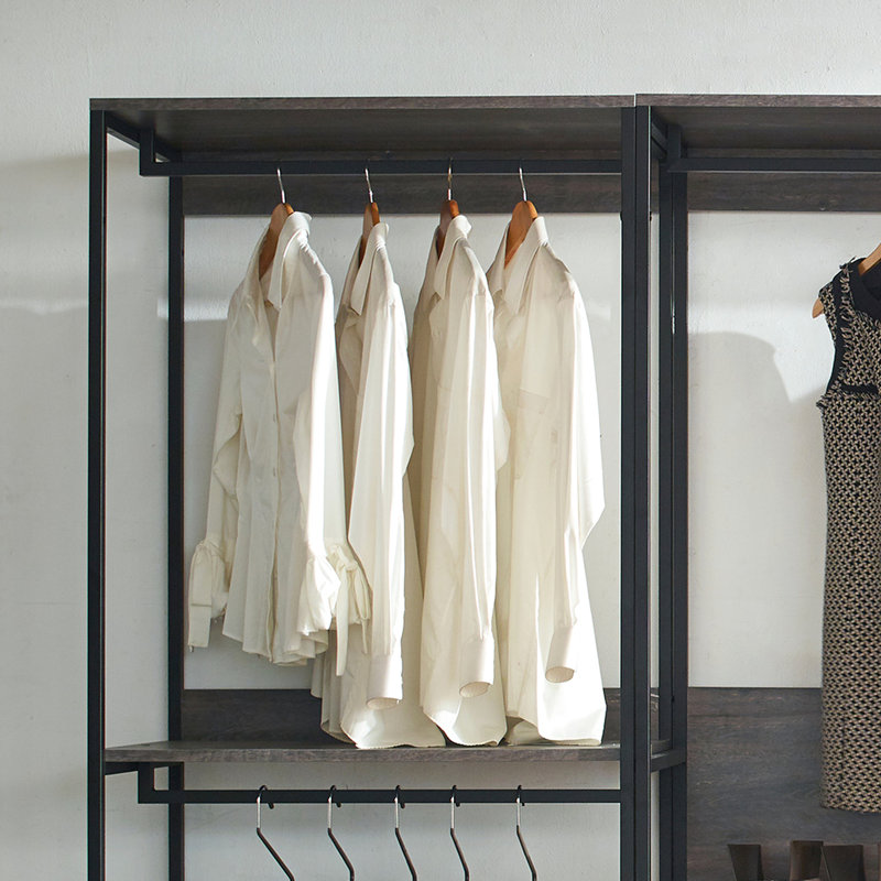 Walk-In Closet With Extra Deep Storage And Scratch Resistance Rustic Water Heat Features
