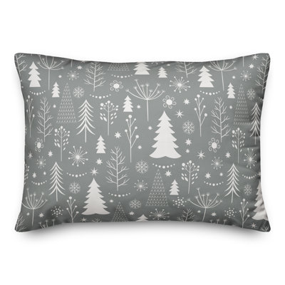  Coussin lombaire Winter Christmas Tree