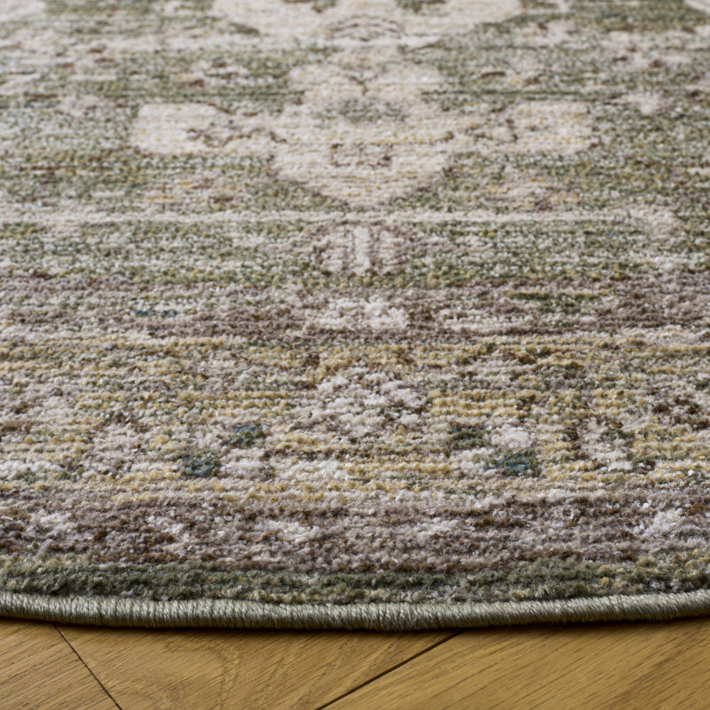 Hazel 518 Performance Oriental Rug, Round 6'