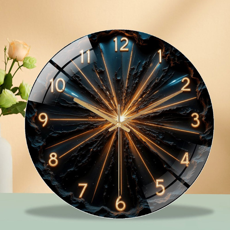 Horloge murale élégante 12 po