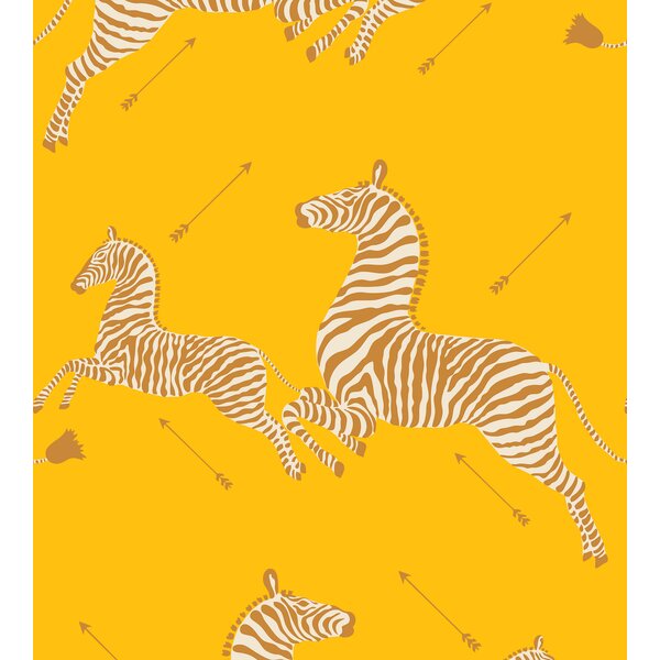 THSc Zebras Animal Print Wallpaper Double Roll & Reviews | Perigold