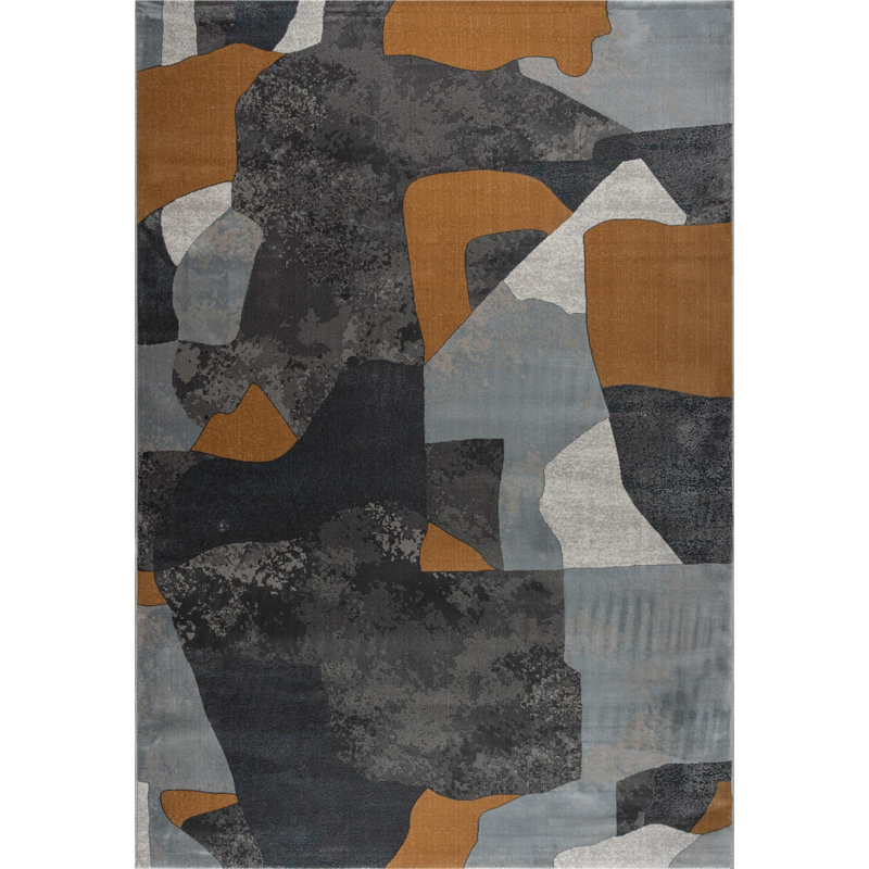 Canyon Power Loom Polyester Rug, Rectangle 200 x 290 cm