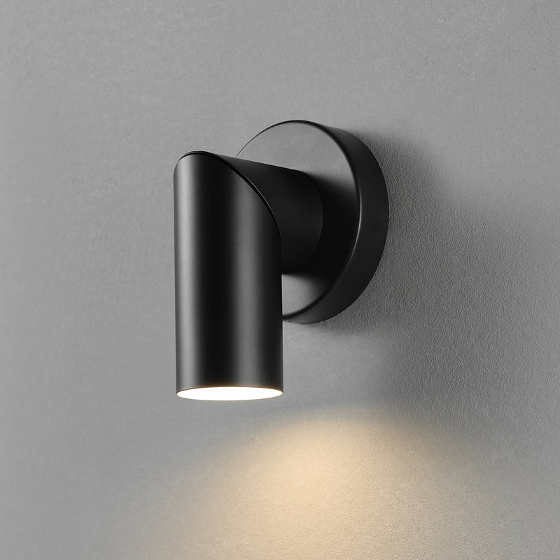 Projecteur sur rail à DEL 4,5 po à fixation murale ou au plafond avec têtes pivotantes