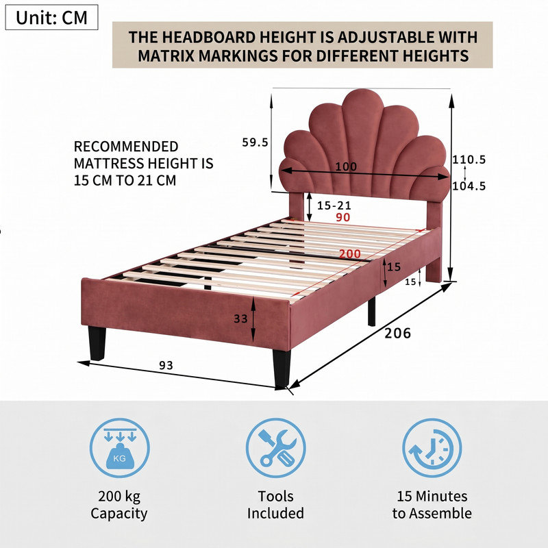 Bed, Red