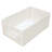 4Pcs Foldable Linen Clothing Storage Bin with Visible Clear Window Convenient Handle Multipurpose Collapsible Storage Basket Closet Fabric Container F