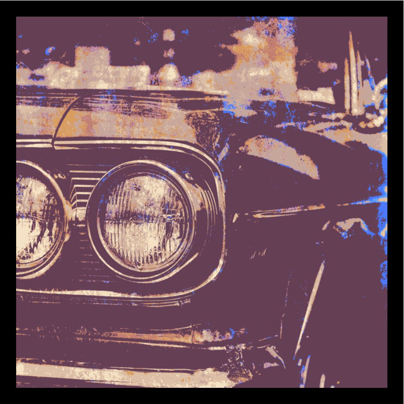 «Muscle Car» par Brandi Fitzgerald, impression encadrée, H 36 po x l 36 po x P 1 po