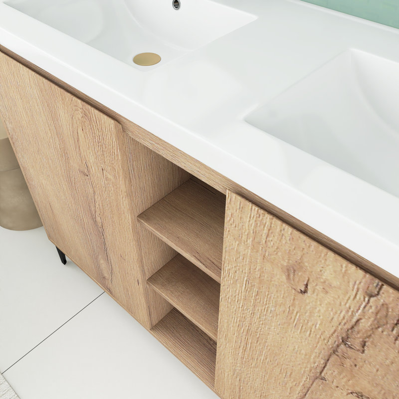 Ensemble de meuble-lavabo double 48 po Caridwen