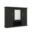 Armoire de rangement 36 po, armoire murale avec miroir et armoire à pharmacie à trois portes 36 po-1976693515