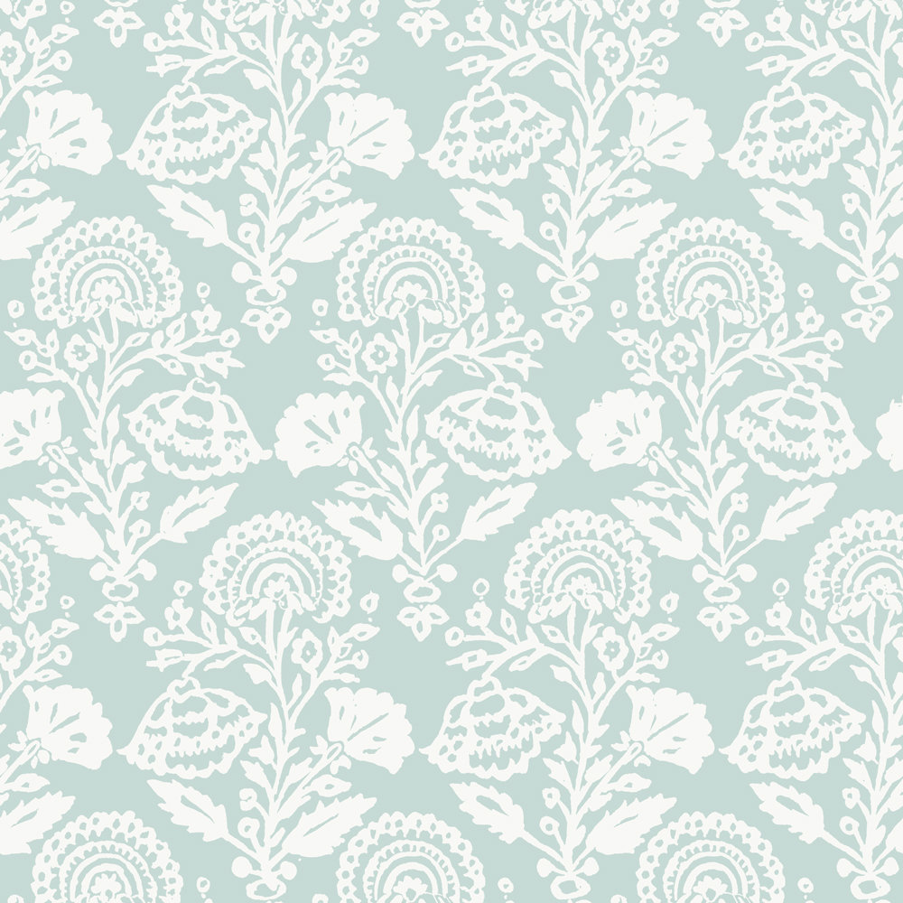 Floral Damask Peel and Stick Wallpaper Birch Lane™ 