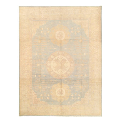 One-of-a-Kind Rectangle 9'6" X 13'2" Hand Knotted Area Rug