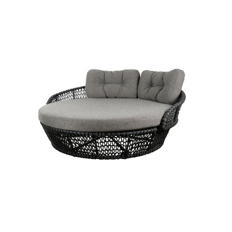 Ocean Large Daybed With Cushion Set, Cane-line Wove Dark Gray