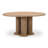 Treccia Round Dining Table Oak