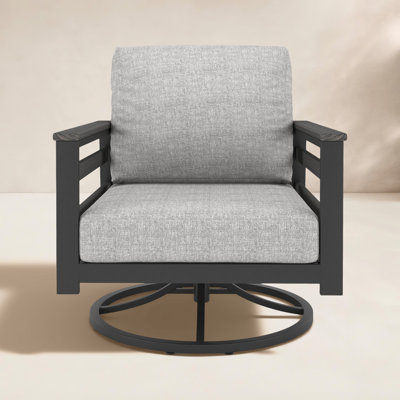 Townsend Sunbrella® Metal Swivel Patio Rocking Chair