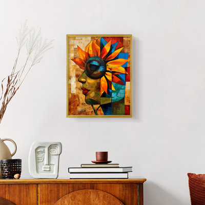 Série FLORAL CDL XXVII - reproduction encadrée de qualité supérieure - prête à être accrochée - aucun clou requis