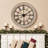 30" Farmhouse Bamboo Wall Clock