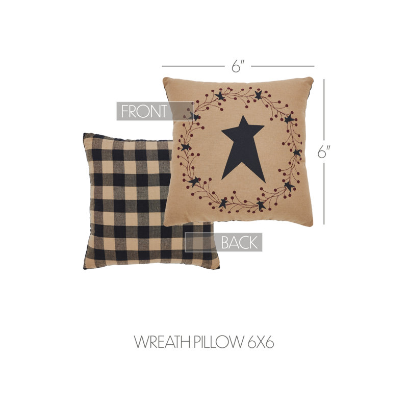 Pip Vinestar Cotton Reversible Throw Pillow