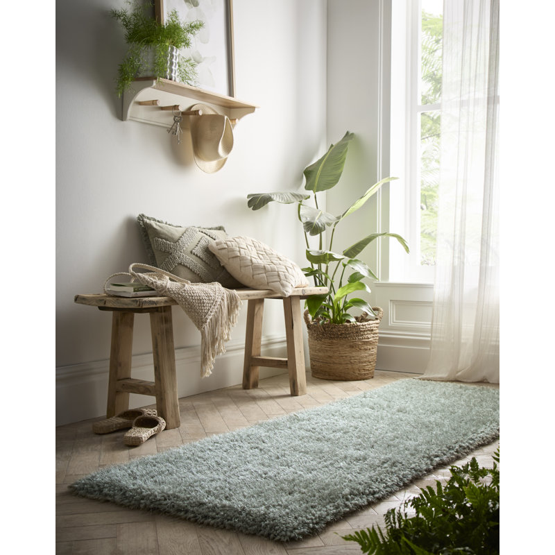 Benan Solid Colour Hand Tufted Area Rug, Runner 67 x 200cm