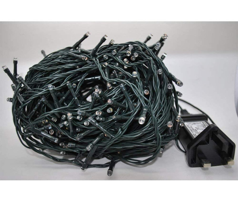 LED Indoor / Outdoor String Lights, 3cm H x 18cm L x 4cm D, Warm White