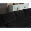 Canapé modulaire de 110,75 po, canapé modulaire surdimensionné, rangement pour chaise longue, canapé moderne en forme de U, canapés rembourrés, chenille, bouton en cristal, salon, appartement-853118197