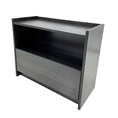 Table de chevet Robin en gris foncé