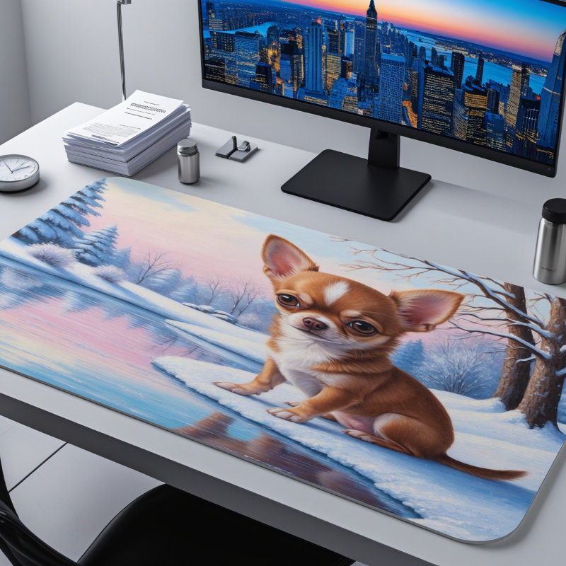 Polyester Desk Pad, 23.6x13.8