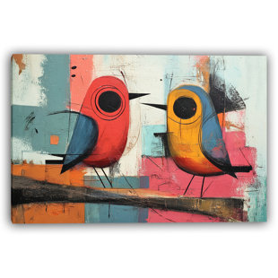 Abstract Birds with Geometric Charm