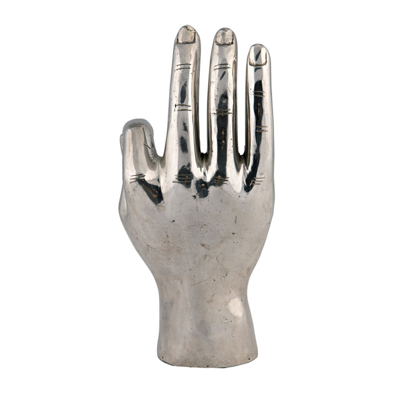 OK Sign Figurine, Silver