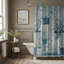 Rideau de douche Watercolor Rain - Premium-1847709864