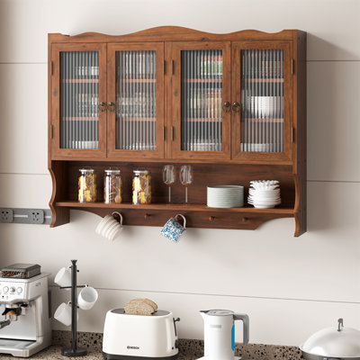 Armoire murale 39,37 "Retro 4 portes