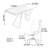 Creative Leg Design Rectangular Computer Desk-1644554529