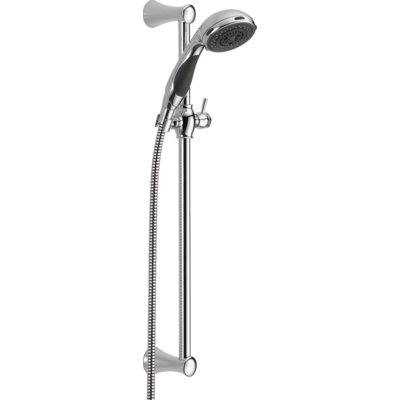 3-Spray Hand Shower with Slide Bar, Handheld Shower Head, Slide Bar Hand Shower 2.5 GPM