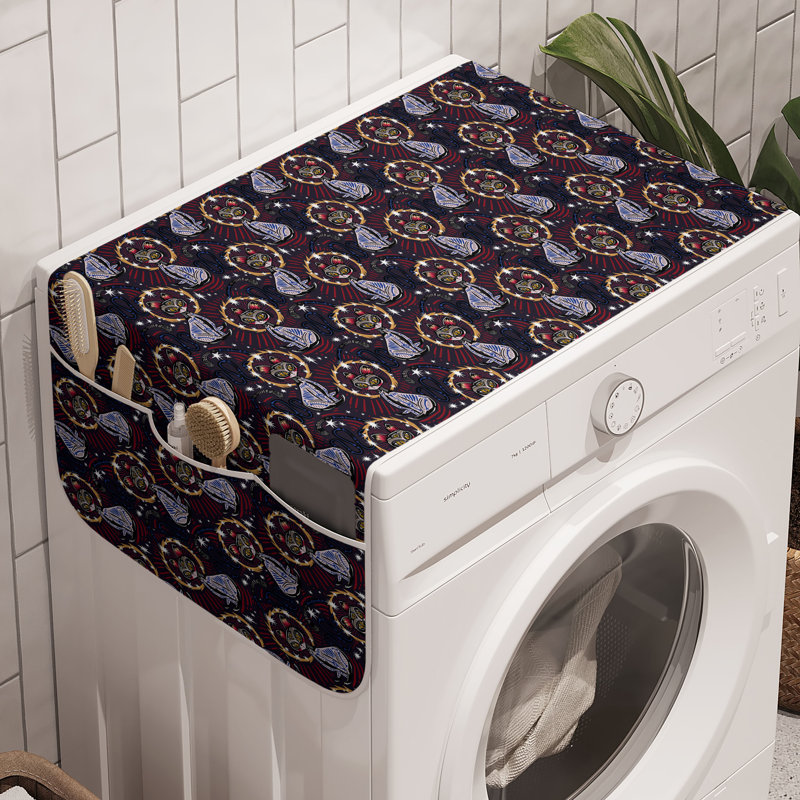 Paquet de 2 rubis et bleu ciel foncé East Urban Home