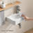 14" Bathroom Vessel Sink With Faucet, Drain Assembly