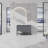 Elsye 47.2'' Single Bathroom Vanity with Ceramic Top-1827306450