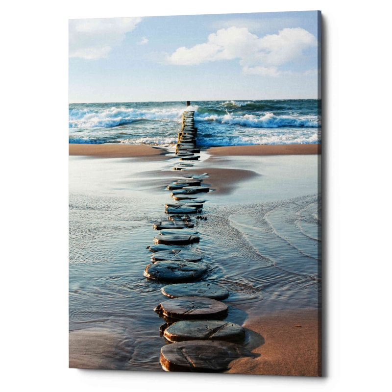 «Stepping Stones», art mural sur toile, H 26 po x l 18 po x P 0,75 po