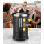 Urne à café de 80 à 120 tasses, cafetière commerciale à double paroi pour la réception de mariage de buffet, distributeur de café chaud de grande capacité, urne à eau chaude en acier inoxydable (12 L / 3,2 gallons, 18 L / 4,8 gallons)