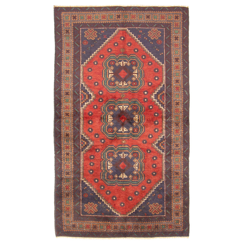 Windley Red Rug 3'4" x 5'9"
