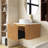 30" Wall-Mounted Floating Bathroom Vanity With Sink-841290959